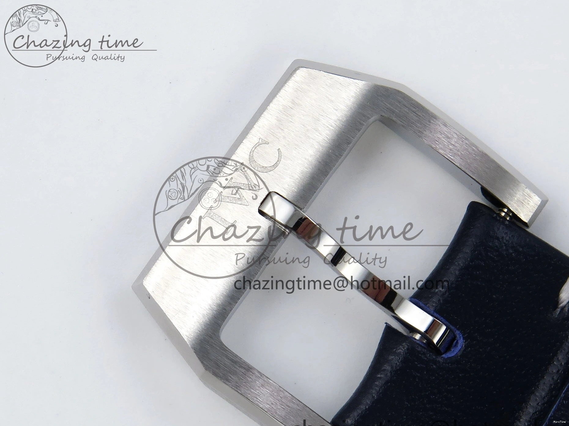 MIROTIME 0401 DailyWear Pilot Mark XX BLSF 1:1 Best Edition Blue Dial on Blue Leather Strap MIYOTA 7022